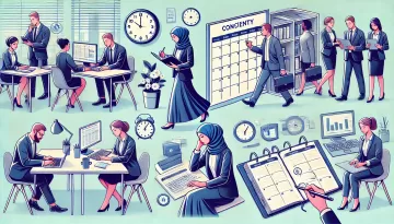 الانتظام في العمل