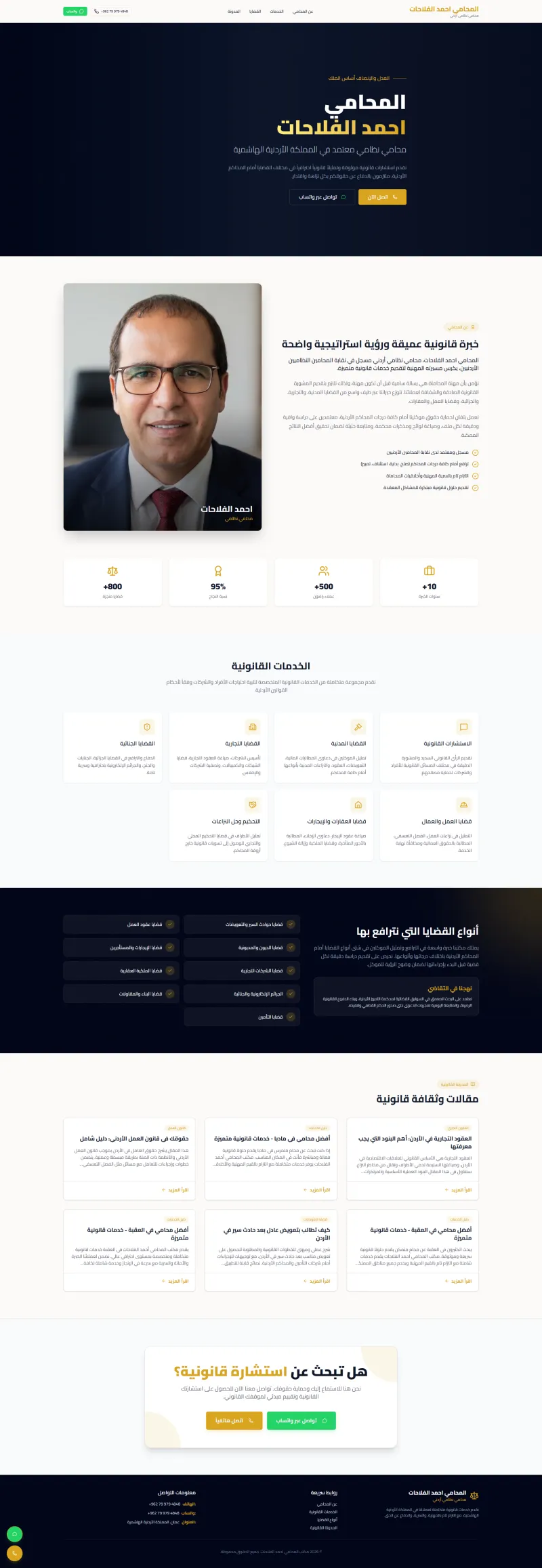 المحامي احمد الفلاحات