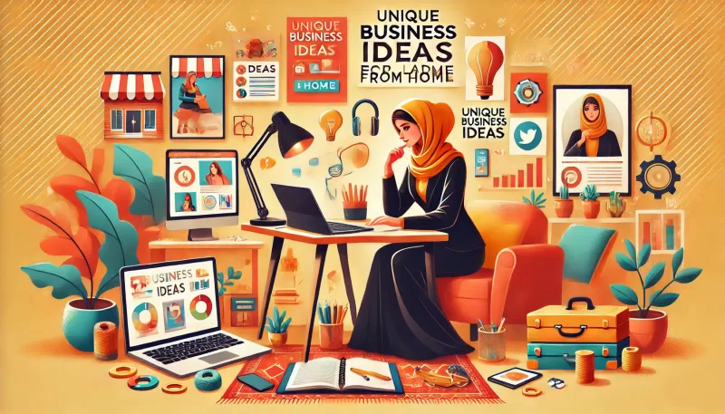 Unique Business Ideas for Ladies from Home