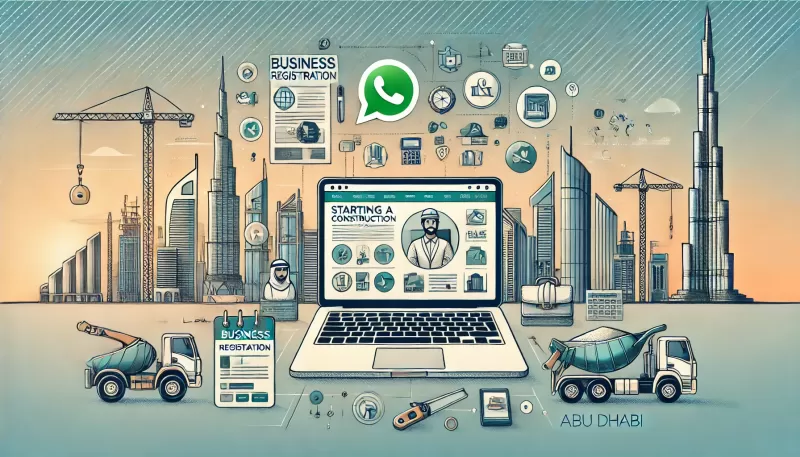 شروط فتح شركة مقاولات في أبوظبي