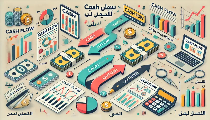 مثال على التدفق النقدي: كيف تدير الشركات تدفقاتها النقدية بفعالية؟