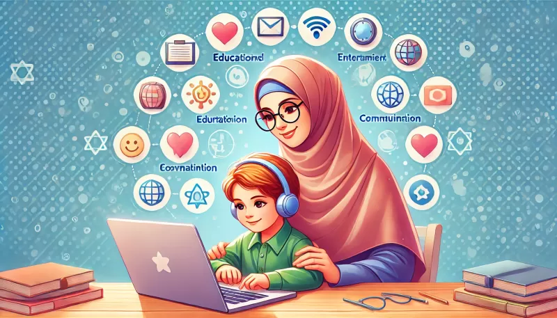 فوائد الإنترنت للأطفال