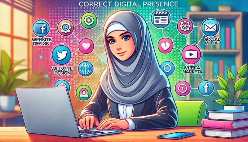 التواجد الرقمي الصحيح